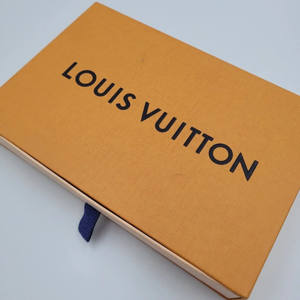 Louis Vuitton Small Orange Drawer Gift Box for Wallet Accessories 8.25x5.25x1.5